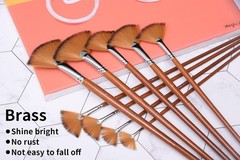 Artist Fan Paint Brushes Set,9 Pcs Professional Soft Anti-Shedding Fan Brush …