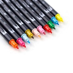Dual Brush Pen Art Markers (10-Pack, Celebration)