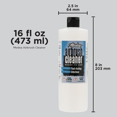 Biodegradable Airbrush Cleaner Liquid for Deep Cleaning Artist Tools 16 Fl Oz