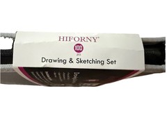 Hiforny 100 Piece Drawing & Sketching Set Art Supplies with 3-Color Sketchbook