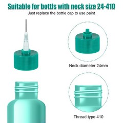 41pcs Precision Applicator Caps Set, Precision Tip Applicator Caps for 2oz Ac…