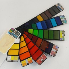 Cheap Joe’s Sketchmaker Watercolor Paint Set 42 Asst. Colors Foldable Paint Set