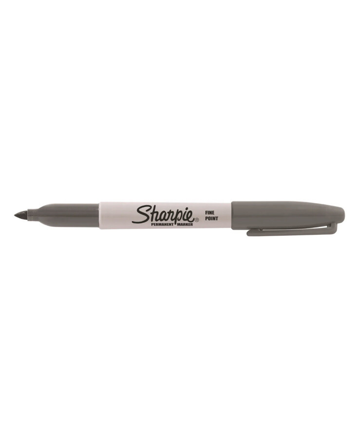 Sharpie Cosmic Color Marker Fine Pt Tip Dark Matter Grey New 71641136694