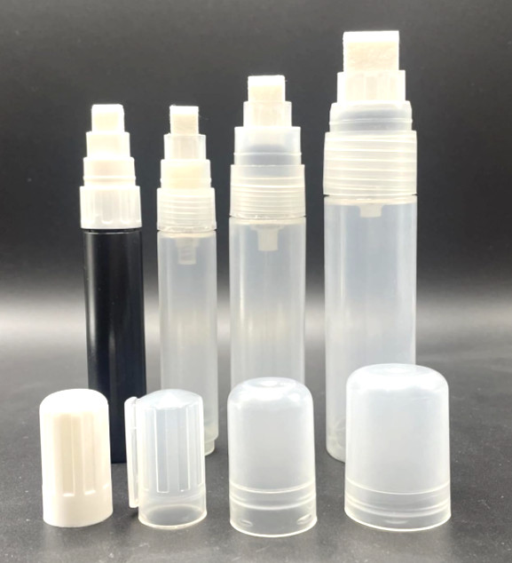 Empty Paint Pens Refillable Markers 4 Pcs/Pack 8mm,10mm,15mm Large Touch-up