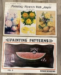 Sue Scheewe Presents: Painting Flowers With Augie V1 & Painting Patterns V8 Book