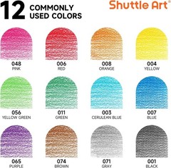 720 Bulk Colored Pencils Set – 12 Colors – Pre-sharpened