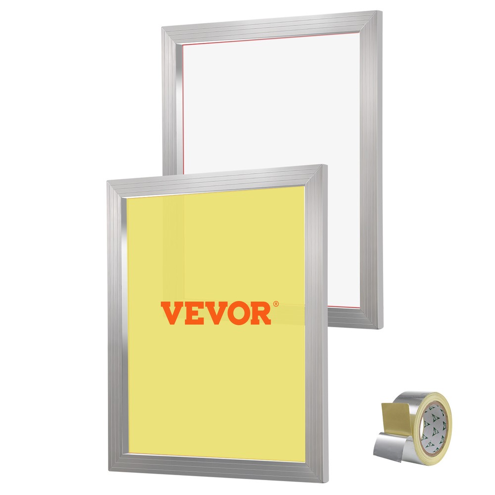 Screen Printing Kit Silk Screen Printing Frame 20x24inch 230 Count Mesh 2pcs