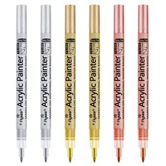 Metallic Marker Pens Gold Rose Gold and Silver Metallic Permanent Markers for…