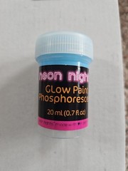 Glow Magic Black Light Paint Set – Set of 8 – Fluorescent Fabric Paint (20mil)