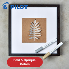 Pilot Pintor Extra Fine Paint Markers – White, Gold and Silver – Wallet of 3