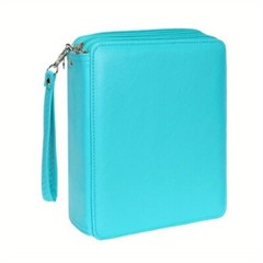 120 Slots Colored Pencil Case with Zipper Flower Pattern Art Drawing Pencil Bag