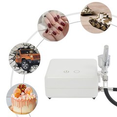 Airbrushing Tool Kit White High Pressure Air Brush Tools With Air Compressor