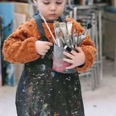 28 Pcs Children’s Painting Finger Cots Ink Daubers Crafting Sponge Artist