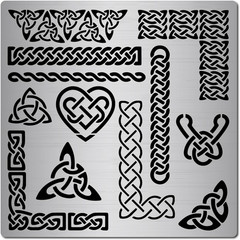 6.3 Inch Metal Celtic Triquetra Knot Stencil Templates Viking Symbol Wicca Re…