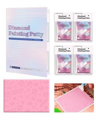forever young Diamond Painting Putty, Long-Lasting 4-Pack (30g each), Clear
