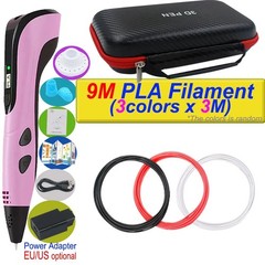 3D Printing Pen Set 3D Drawing Pen with Led Display 12 Color Filament Kid Gift