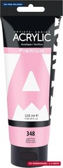 AUREUO Light Pink Acrylic Paint, 4 Fl Oz / 120ml Single Tube, Rich Pigment Art C
