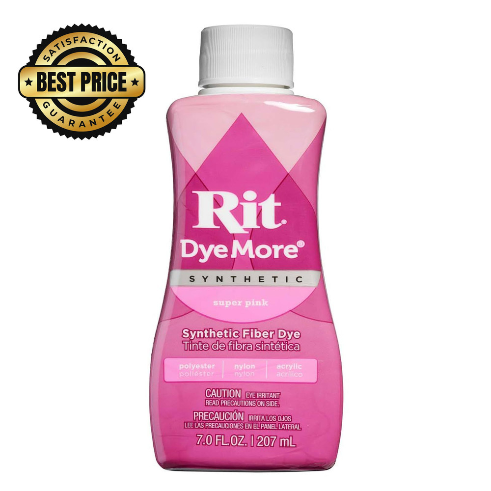 Rit DyeMore Liquid Dye, Super Pink 7-Ounce 7-Ounce,