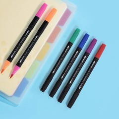 Markers for Kids,Dual Tip Markers Set, Brush & Fine Tips, 36 Pack, Super Wash…