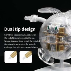 DSPIAE Super Metallic Color Marker Chrome Silver MKS-01 – US
