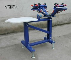 Screen Printing Equipment 3 Color 1 Station Press Printing Kit with Small Dryer