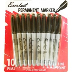 50 piece permanent marker fine point Black Marker