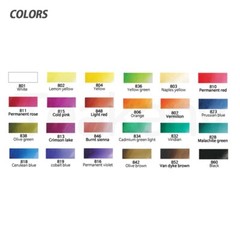 Mungyo Professional Solid Water Color Set 24 Colors (MWPH-24)