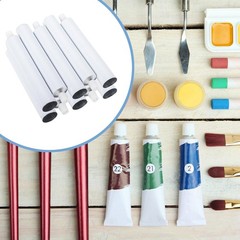 10 Pieces Empty Paint Tubes with Pin Cap for Oils Paints Acrylics Gouaches