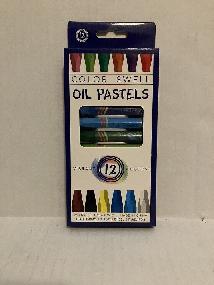 Color Swell Oil Pastels 12 Vibrant Colors