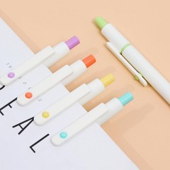Ergonomic Fine Point Gel Pens, 5-Pack – Smooth Writing for School & Office