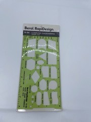 New R-54 Berol Rapidesign Template Computer Diagramming Template Flow Chart
