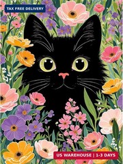 Cat Paint by Numbers Kit for Adults – Animals Adult Paint by Number Kits on Canv