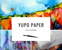 A5 A4 or A3 Yupo Ultra Watercolour Paper Pad 158gsm 20 Sheets Alcohol Ink Paints