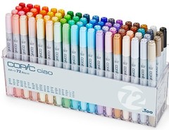 Copic Chao Start 72 Color Set Sketch Marker Assorted 72 Color Original JAPAN NEW