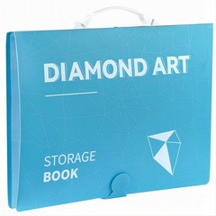 A2 Diamond Painting Storage Book, Diamond Art Portfolio Book 30 Pags Clear Po…