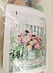 Floral Country Oil Paint By Numbers Kit Beautiful Scenery Design #SCCB152 New