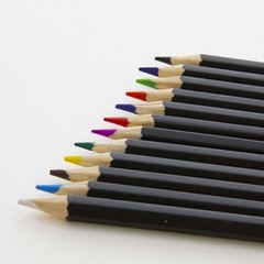 BAZIC 12 Colored Pencils Designer, Set for Art Drawing Sketching, 24-Pack