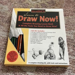 General’s Learn to Draw Now Art Kit Complete Drawing Kit Tools & Instructions