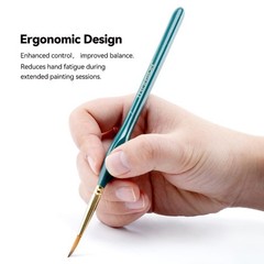 6Pcs Extra Fine Detail Brushes for Model Miniature Painting and Also Acrylic …