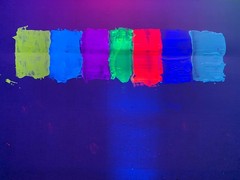MizoArt SIX Color Invisible UV Paint Set For Indoor/Outdoor Use or Invisible …