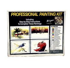 Tom Lynch Vintage 20-Piece Professional Painting Kit – BRAND NEW, SHRINK DAMAGE