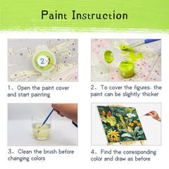 German Shepherd Paint by Numbers Kit, Dogs Number Painting, Animal Paint by Numb