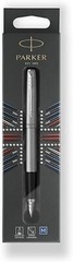 Parker 2031012 Jotter Fountain Pen, Stainless Steel, Medium Point, Blue Ink