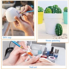 Miniature Model Paint Brushes Fine Detail Painting Brushes 20/40/80/100PC