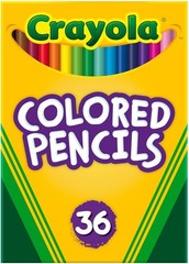 Crayola Colored Pencils 36ct Pre Sharpened Kids Pencil Set