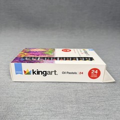 Kingart Studio: 24 Unique Oil Pastel Colors 2.7″ x0.4″ Soft & Smooth Sticks