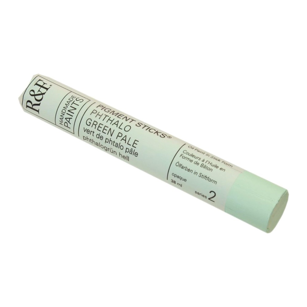 Handmade Paints – Professional Oil Pigment Stick, Phthalo Green Pale, 38 ml