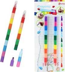 Toi-Toys – Coloured pencils and felt-tip pens, 46015A, multi-coloured
