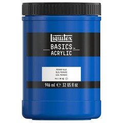 Acrylic Paint 946ml 32 Fl Oz Primary Blue Liquitex BASICS 4332420