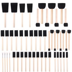 Foam Paint Brushes (48 Pack) 10 Sizes – Paint Sponge – Premium Foam Brushes -…